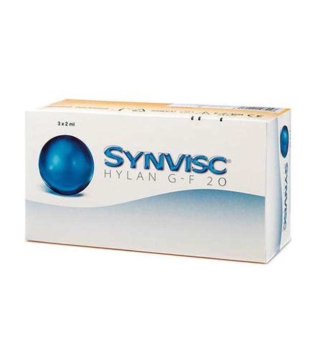 Synvisc Hylan G-F 20 - 3 x 2 ml - cena, opinie, właściwości