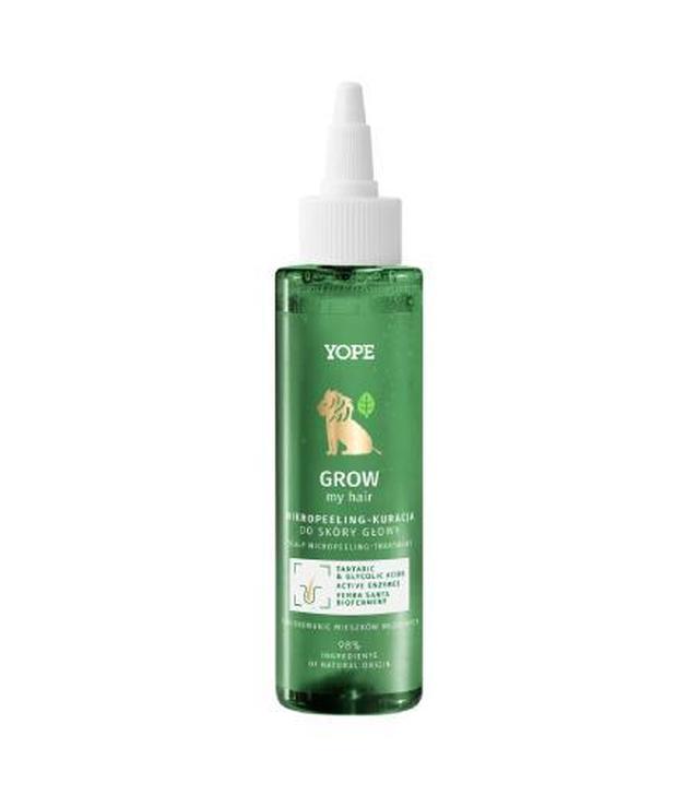 Yope Grow My Hair Mikropeeling-kuracja do skóry głowy, 115 ml