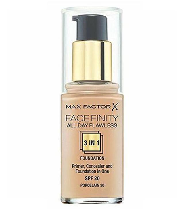 Max Factor Face Finity All Day Flawless 3w1 SPF 20 Podkład do twarzy 30 Porcelain - 30 ml - cena, opinie, wskazania - ważny do 2025-06-30