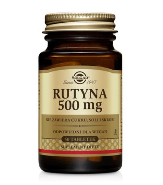 SOLGAR RUTYNA 500 mg - 50 tabl.