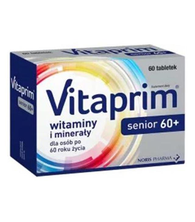 Vitaprim Senior 60+ - 60 tabl. - cena, opinie, właściwości