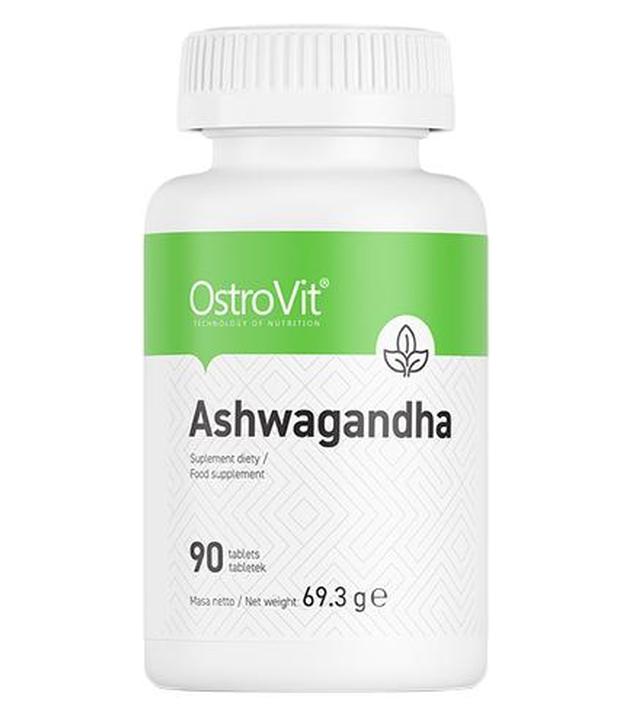 OstroVit Ashwagandha - 90 tabl. - cena, opinie, dawkowanie