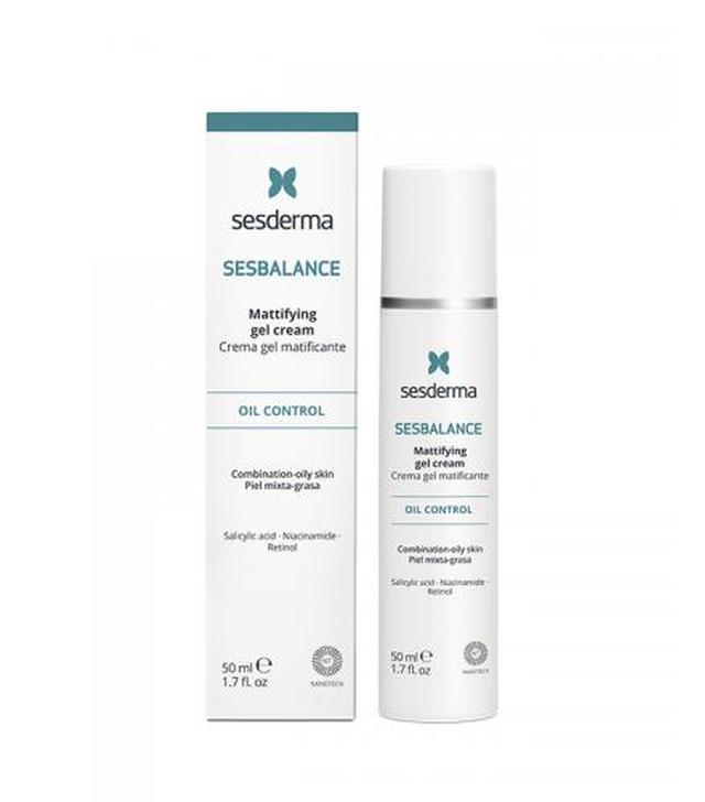 SESDERMA SESBALANCE Matujący Regulujący Sebum Żel-krem, 50 ml