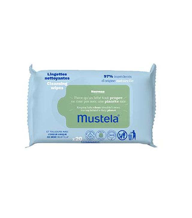 Mustela Chusteczki oczyszczające, 20 szt. cena, opinie, skład - ważny do 2024-06-30
