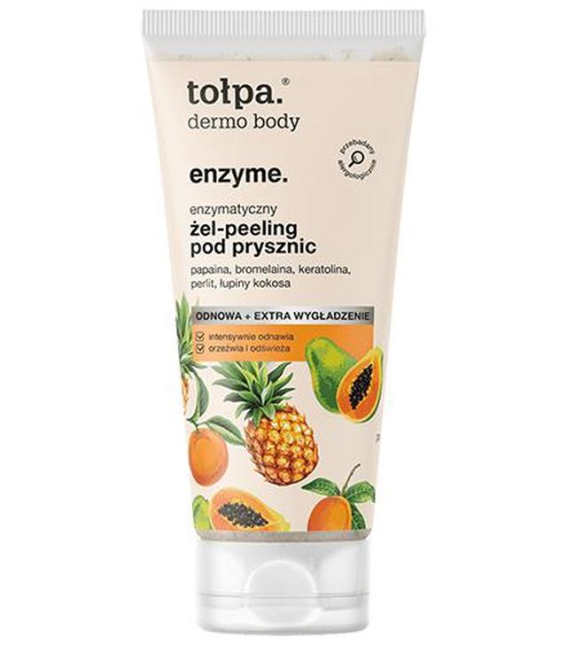Tołpa Dermo Body Enzyme Enzymatyczny Żel-Peeling pod prysznic, 200 ml, cena, opinie, skład