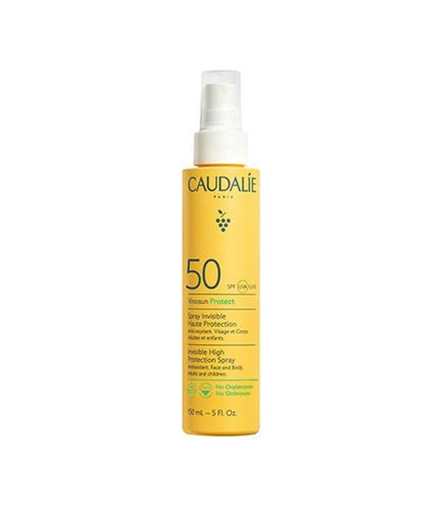 Caudalie Vinosun Protect Niewidoczny Spray o wysokiej ochronie SPF50, 150 ml