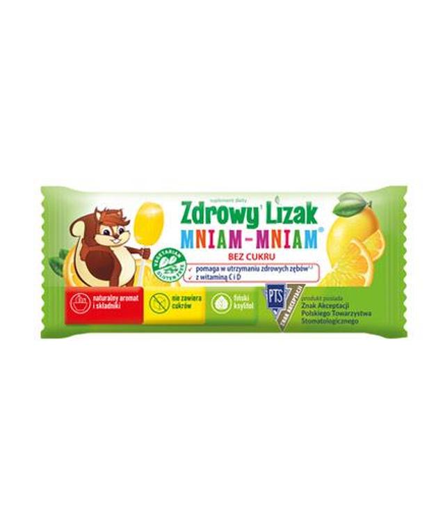 Zdrowy Lizak MNIAM - MNIAM o smaku cytrynowym - 1 szt. - cena, opinie, właściwości