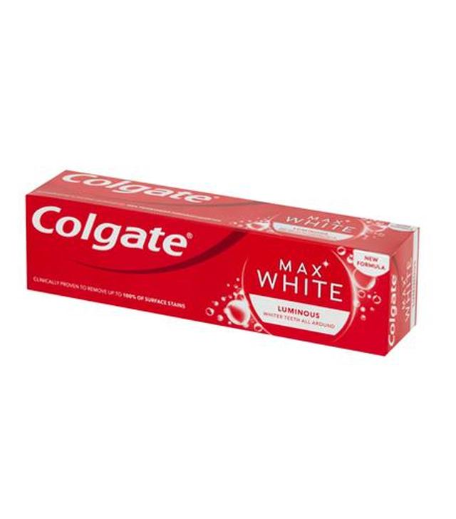 COLGATE MAX WHITE LUMINOUS Pasta do zębów - 75 ml - cena, opinie, właściwości