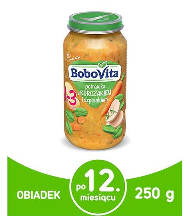 BOBOVITA JUNIOR Potrawka z kurczakiem i szpinakiem 1-3 lata - 250 g - cena, opinie