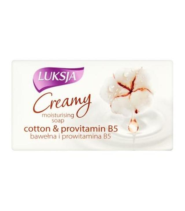 Luksja Creamy & Soft Bawełna i Prowitamina B5 Mydło w kostce, 90 g