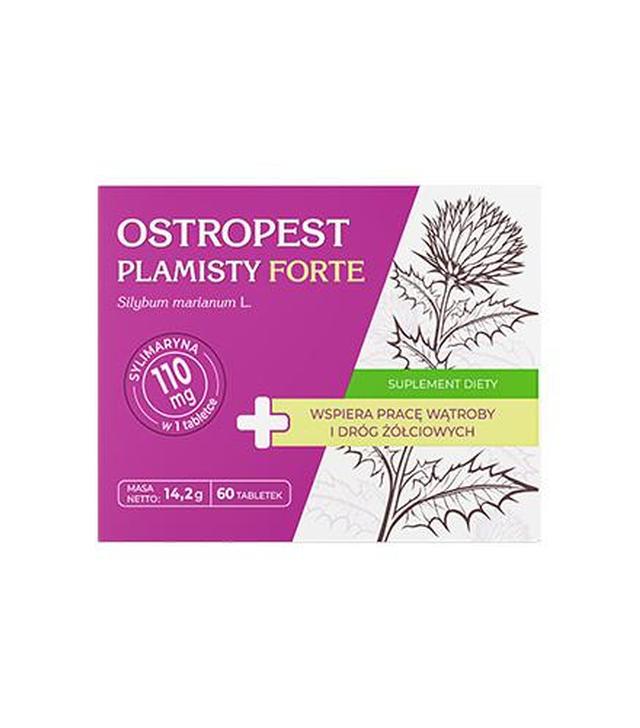 Ostropest Plamisty Forte, 110 mg, 60 tabletek