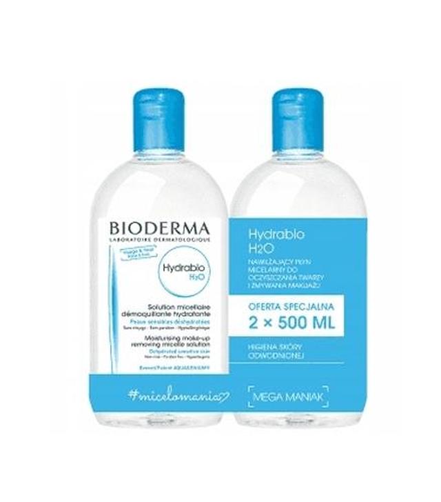 BIODERMA HYDRABIO H2O Płyn micelarny 2 x 500 ml