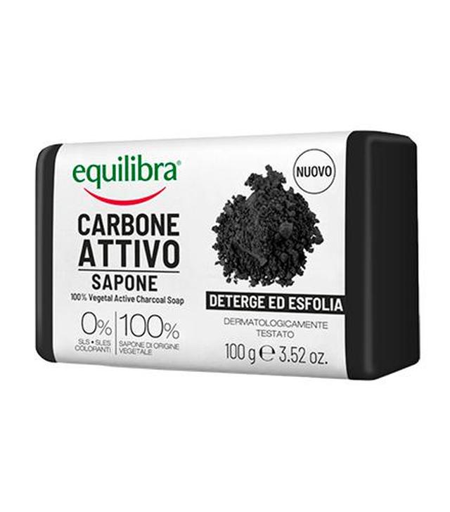 EQUILIBRA CARBONE ATTIVO Mydło oczyszczające, 100 g, cena, wskazania, opinie