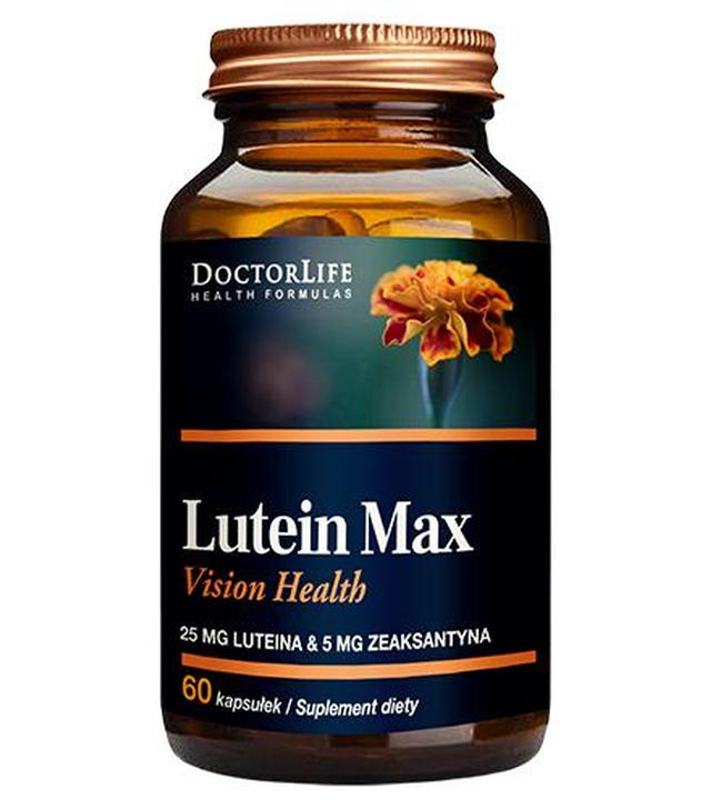 Doctor Life Lutein Max  - 60 kaps. - cena, opinie, właściwości