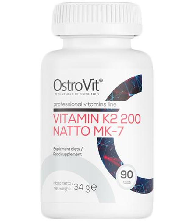 OstroVit Vitamin K2 200 Natto MK-7 - 90 tabl. - cena, opinie, wskazania