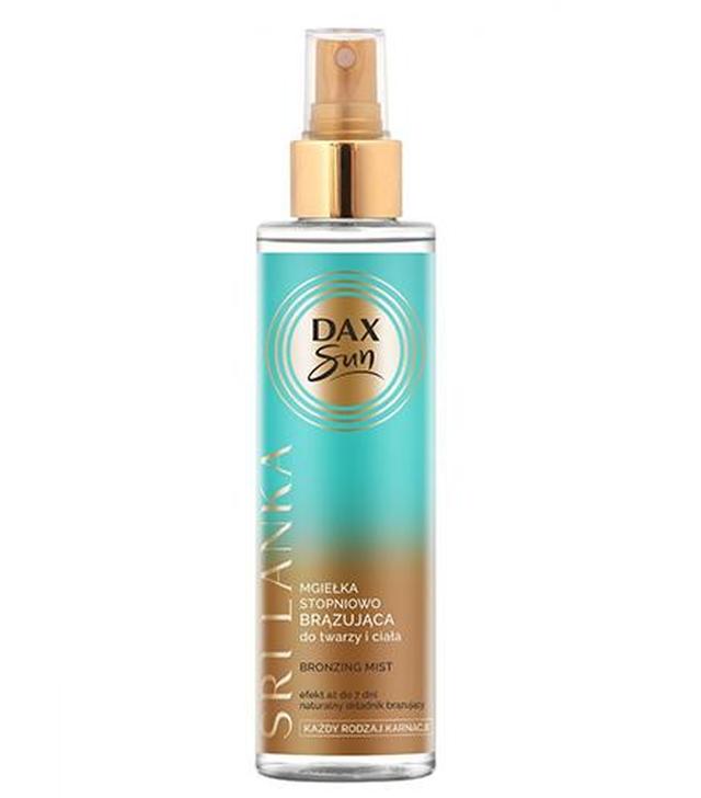 Dax Sun Mgiełka stopniowo brązująca każdy rodzaj karnacji Sri Lanka, 200 ml, cena, opinie, stosowanie - ważny do 2025-04-30
