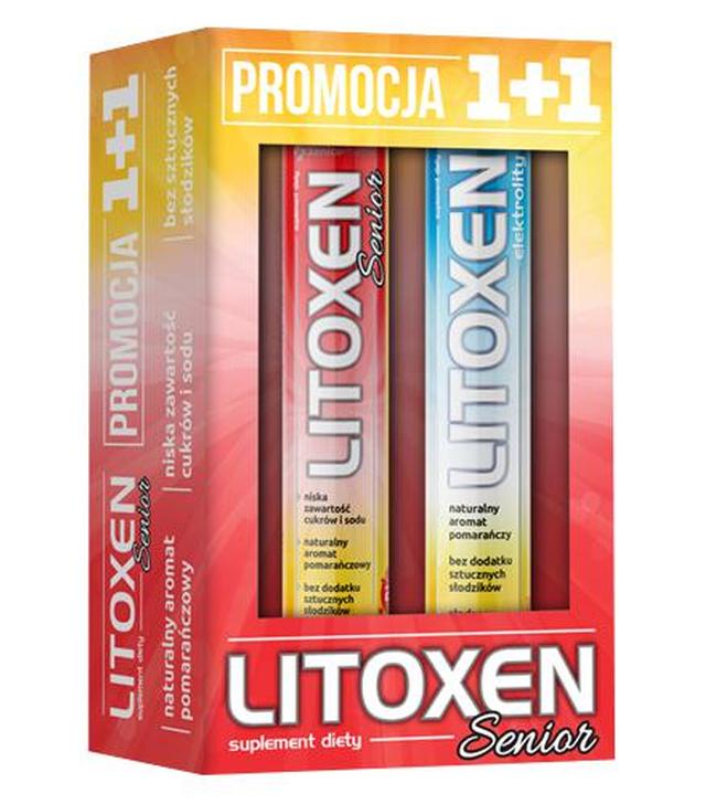 Litoxen Senior Zestaw Litoxen Senior, 20 tabl. mus. + Litoxen Elektrolity, 20 tabl. mus., cena, opinie, właściwości