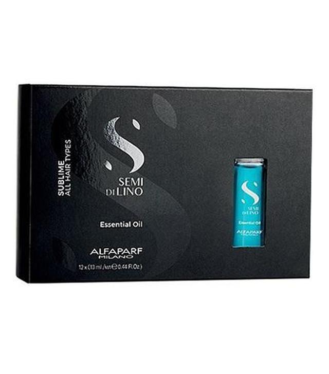 Alfaparf Semi Di Lino Sublime Essential Olejek do wszystkich rodzajów włosów - 12 x 13 ml - cena, opinie, stosowanie