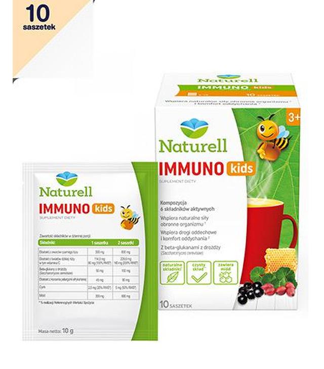 Naturell Immuno Kids, 10 saszetek - ważny do 2025-10-31
