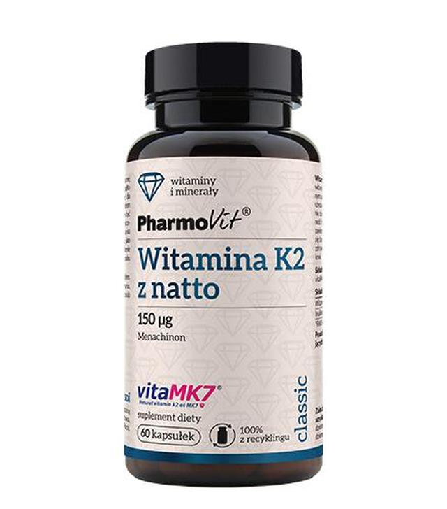 Pharmovit Witamina Witamina K2 z natto, 60 kapsułek