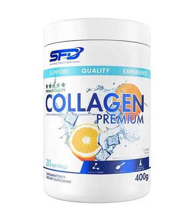 SFD Collagen Premium Orange, 400 g cena, opinie, właściwości