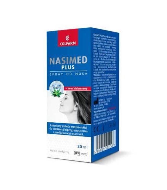 Colfarm Nasimed Plus spray do nosa, 30 ml