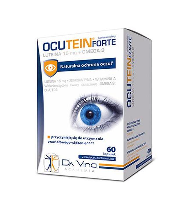 Ocutein Forte Luteina 15mg + Omega-3, 60 kapsułek