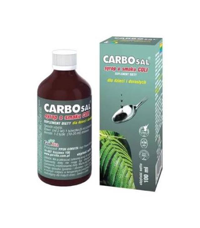 GORVITA Carbosal syrop o smaku coli, 100 ml