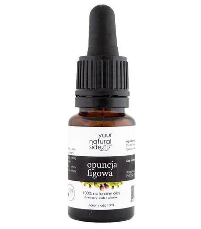 Your Natural Side Opuncja figowa 100% naturalny olej do twarzy, ciała i włosów - 10 ml - cena, opinie, właściwości