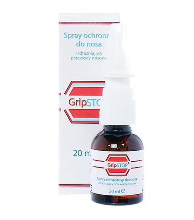 GRIP STOP Spray do nosa - 20 ml Poprawia komfort oddychania - cena, opinie, właściwości - ważny do 2025-09-30