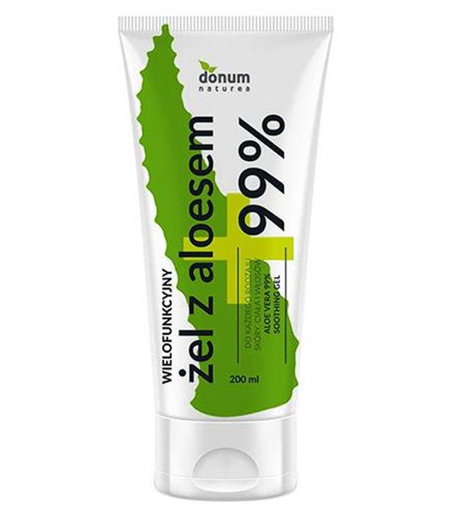 Donum Naturea Wielofunkcyjny Żel z aloesem 99% - 200 ml - cena, opinie, stosowanie