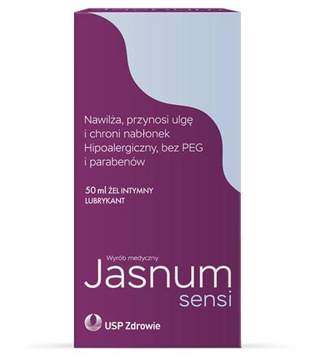 Jasnum Sensi Żel, 50 ml, cena, właściwości, skład