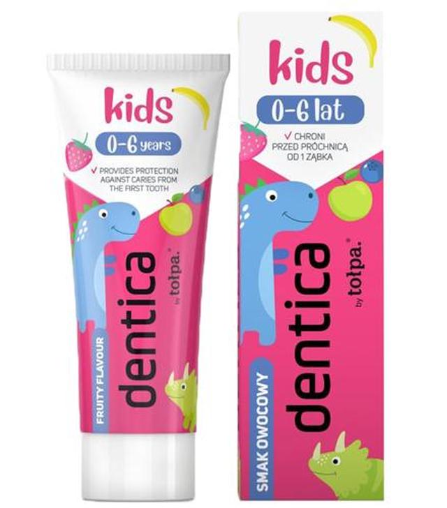 Dentica by Tołpa Pasta dla dzieci o smaku owocowym - 50 ml - cena, opinie, wskazania