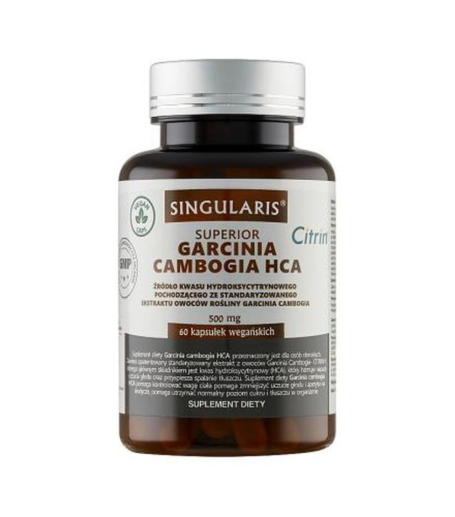 Singularis Superior Garcinia Cambogia HCA 500 mg - 60 kaps. - cena, opinie, właściwości