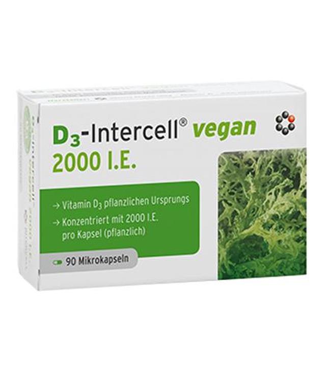 Mitopharma D3-Intercell vegan 2000 I.E - 90 kaps. - cena, opinie, dawkowanie