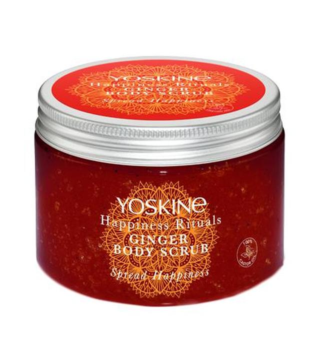 Dax Yoskine Happiness Rituals Peeling Cukrowy do ciała Ginger, 300 g, cena, opinie, skład