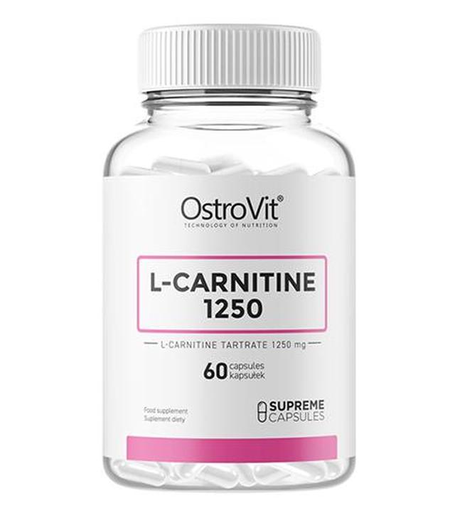 OstroVit L-Carnitine 1250 mg - 60 kaps. - cena, opinie, dawkowanie