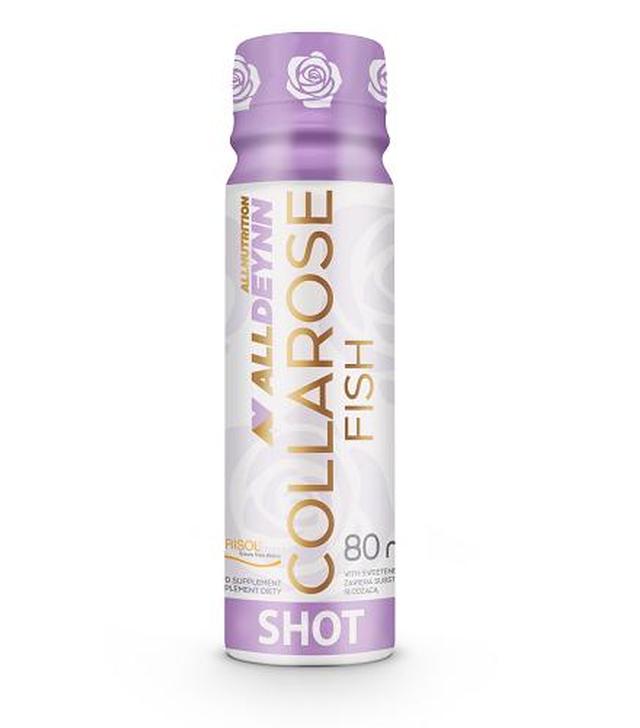 Allnutrition Alldeynn Collarose Fish Shot Orange Cherry, 80 ml  - ważny do 2025-09-17