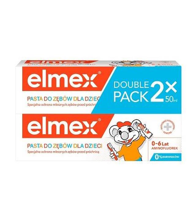 ELMEX Pasta do zębów dla dzieci 1-6 lat, 2 x 50 ml (DUOPACK)