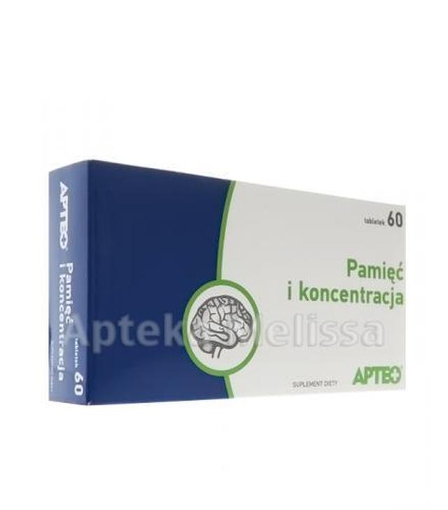 APTEO PAMIĘĆ I KONCENTRACJA - 60 kaps. - ważny do 2025-10-31