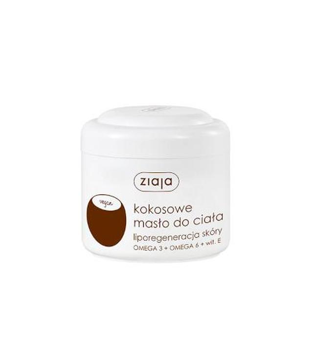 Ziaja Kokosowe masło do ciała - 200 ml - cena, opinie, stosowanie  - ważny do 2025-09-30