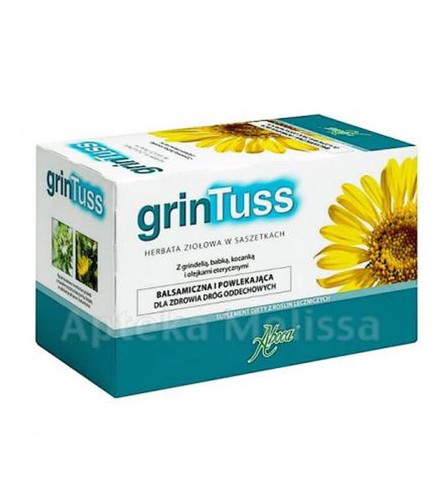 GRINTUSS Herbata ziołowa dla zdrowia dróg oddechowych - 20 sasz.