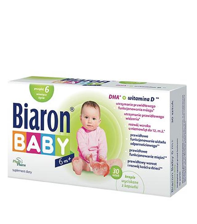 Biaron Baby 6 m+, 30 kaps., cena, opinie, właściwości