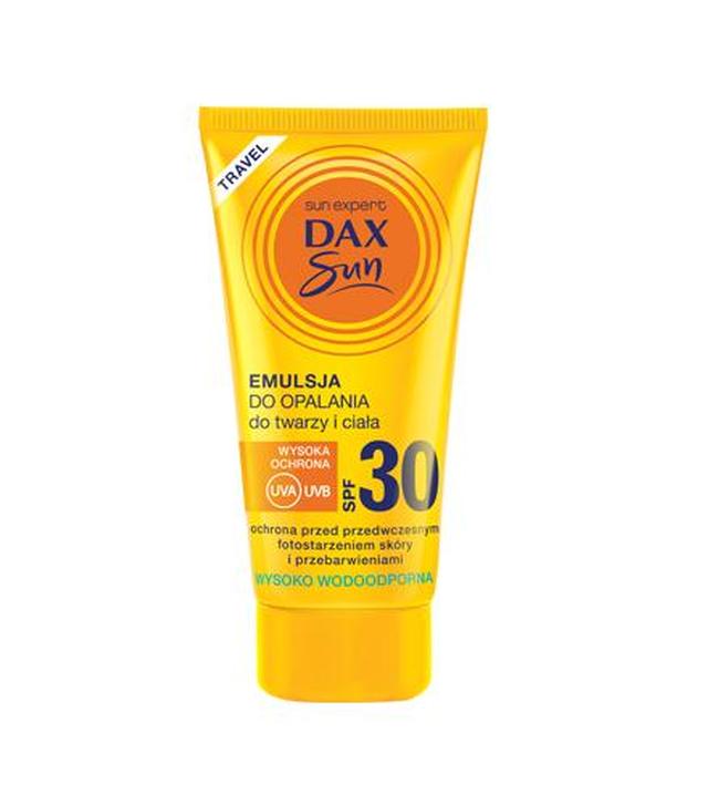 Dax Sun Travel Emulsja do opalania do twarzy i ciała SPF 30 - 50 ml
