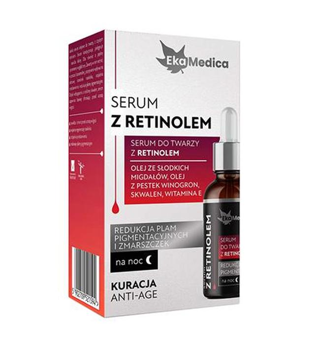EkaMedica Serum z retinolem, 20 ml, cena, opinie, wskazania