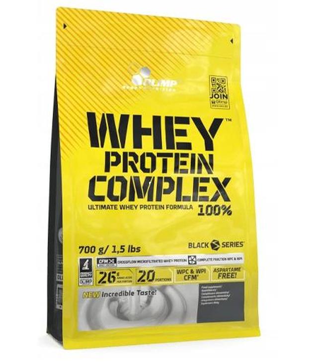 Olimp Whey Protein Complex 100% Vanilla Ice Cream, 700 g, cena, opinie, właściwości