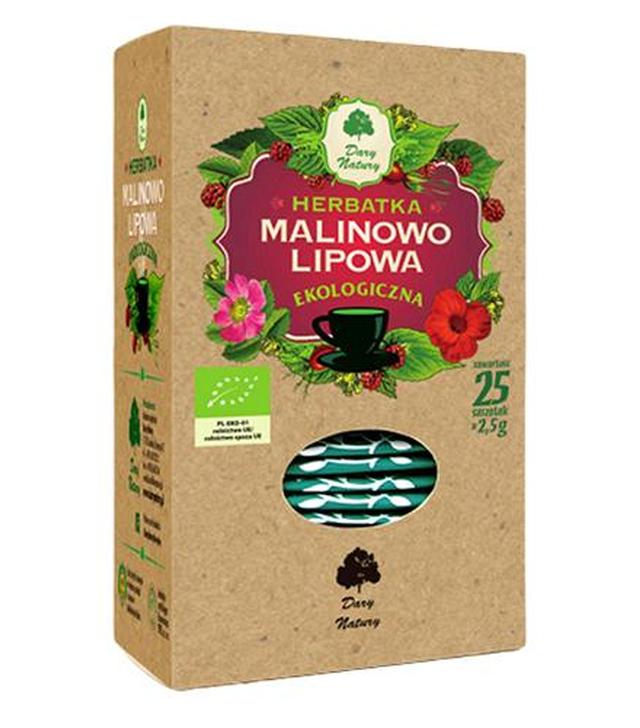 DARY NATURY Herbatka malinowo lipowa, 25 sasz., cena, opinie, skład