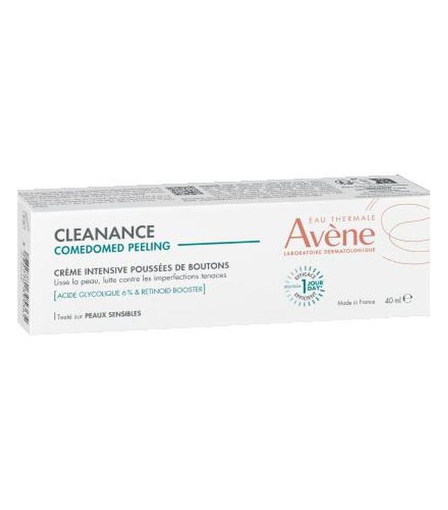 Avene Eau Thermale Cleanance Comedomed Peeling Krem na wypryski intensywny, 40 ml