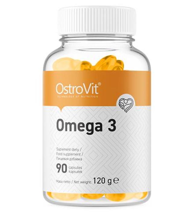 OstroVit Omega 3 - 90 kaps.- cena, opinie, wskazania