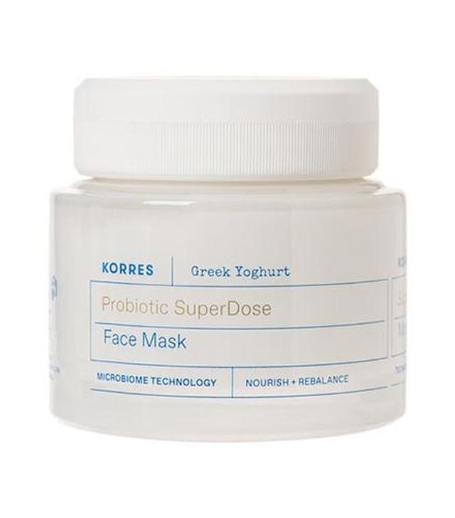 Korres Greek Yoghurt Probiotic SuperDose Maska do twarzy z probiotykami, 100 ml cena, opinie, właściwości